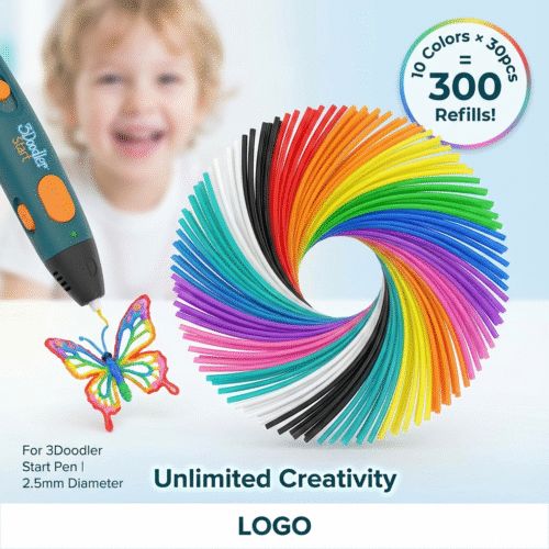 3doodler start refills 2.5mm pcl material suitable for start 3d pen